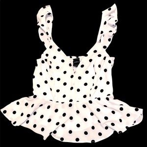 Privy flare bottom halter top